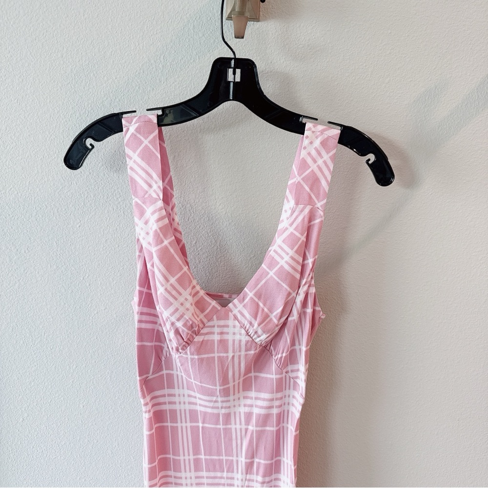 NWT Reformation Beauden Sleeveless V-Neck Crepe Midi Dress - Picture 4 of 11